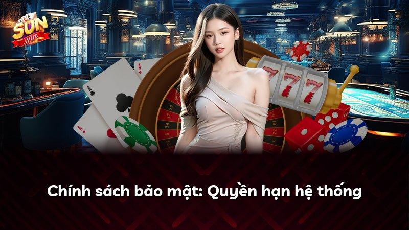 Chính sách bảo mật: Quyền hạn hệ thống