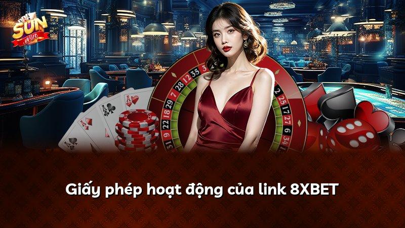 Giấy phép hoạt động của link 8XBET
