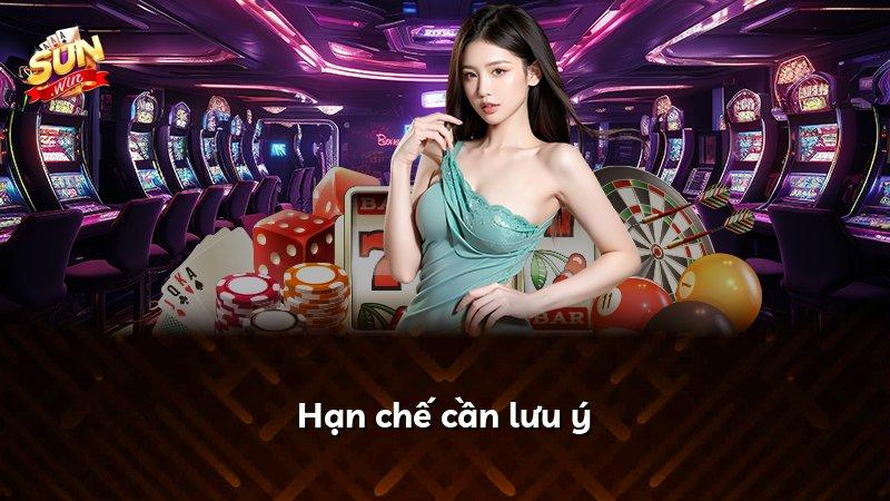 Hạn chế cần lưu ý