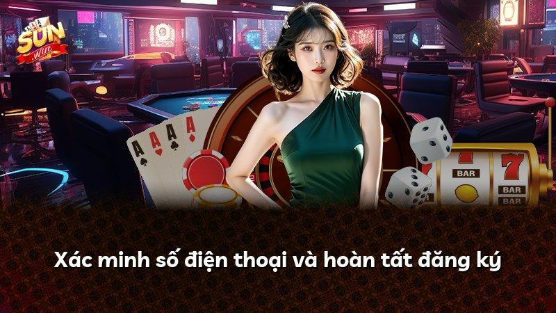 Xác minh số điện thoại và hoàn tất đăng ký