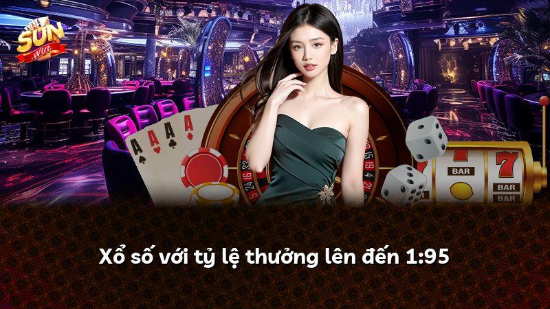 Xổ số với tỷ lệ thưởng lên đến 1:95
